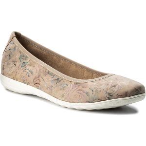 Baleriny CAPRICE - 9-22142-20 Beige Flow Mul 490. Balerinki marki Caprice. W wyprzedaży za 139,00 zł.