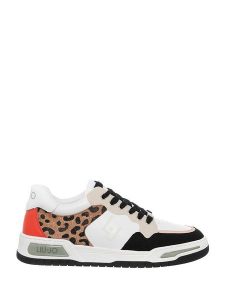 Liu Jo Sneakersy w kolorze biało-czarnym ze wzorem rozmiar: 41. Białe trampki Liu Jo, bez wzorów, bez zapięcia. Za 192,33 zł.