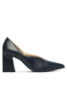 HÖGL Czółenka 0-187521-30000 Granatowy. Niebieskie czółenka HÖGL, bez wzorów, ze skóry, bez obcasa, bez zapięcia. Za 799,99 zł.