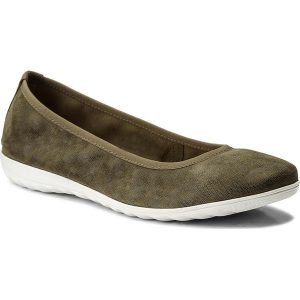 Baleriny CAPRICE - 9-22142-20 Khaki Multi 731. Balerinki marki Caprice. W wyprzedaży za 139,00 zł.