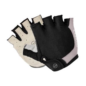 Rękawiczki rowerowe unisex madani krótkie TIGER`S PAW. Szare rękawiczki MADANI, bez wzorów. Za 24,99 zł.