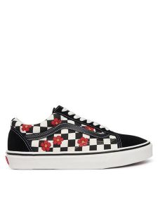 Vans Tenisówki Old Skool VN00113FBZW1 Czarny. Czarne trampki Vans, bez wzorów, ze skóry, bez zapięcia. Za 399,99 zł.