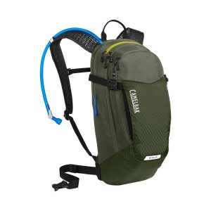 Plecak rowerowy z bukłakiem CamelBak M.U.L.E. 12 - dusty olive. Zielone plecaki Camelbak. Za 471,99 zł.