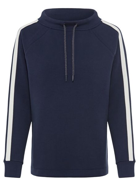 Olsen Bluza w kolorze granatowym rozmiar: 46. Niebieskie bluzy Olsen, bez wzorów, bez kaptura. Za 95,99 zł.