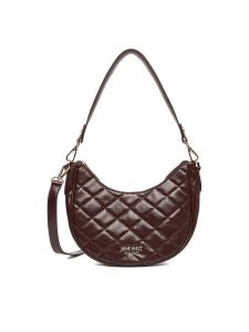 Nine West Torebka CEO-ROSE-LA374-4068 Brązowy. Brązowe torebki klasyczne Nine West, bez wzorów, z materiału, bez dodatków. Za 179,99 zł.