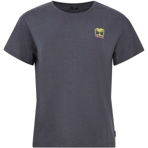T-Shirt damski PROTEST PRTLassy. Brązowe t-shirty Protest, s, bez wzorów, bez kołnierzyka, bez ramiączek. Za 139,99 zł.