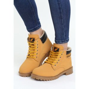 Camelowe Traperki Will Glow. Buty zimowe marki Born2be. Za 64,99 zł.