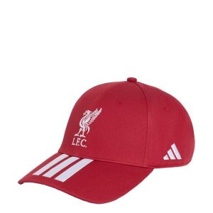 CZAPKA Z DASZKIEM LIVERPOOL FC. Białe czapki ADIDAS, bez wzorów, z bawełny, klasyczne. Za 99,95 zł.