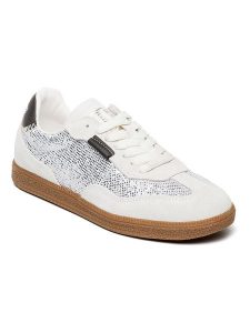 Steve Madden Sneakersy "Emporia" w kolorze srebrno-beżowym rozmiar: 40. Brązowe trampki Steve Madden, bez wzorów, bez zapięcia. Za 251,74 zł.
