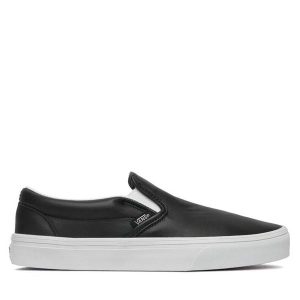 Tenisówki Vans. Czarne trampki Vans, bez wzorów, bez zapięcia. Za 399,99 zł.
