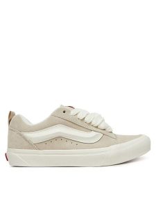 Vans Tenisówki Knu Skool VN000D750CK1 Beżowy. Brązowe trampki Vans, bez wzorów, ze skóry, bez zapięcia. Za 229,99 zł.