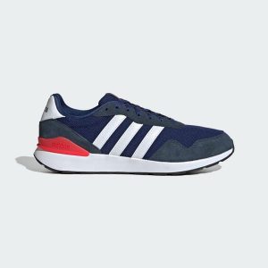 Buty Run 60s 4.0. Białe buty trekkingowe ADIDAS, bez zapięcia. W wyprzedaży za 160,58 zł.