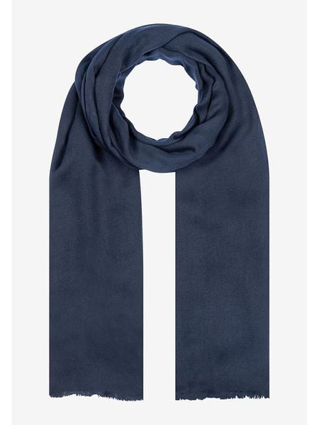 More & More Szal w kolorze granatowym - 180 x 90 cm rozmiar: onesize. Niebieskie szaliki More & More, bez wzorów, z materiału. Za 65,38 zł.