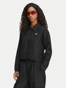 Reebok Kurtka przejściowa Marcia RK25703CCW Czarny Regular Fit. Czarne kurtki Reebok, xs, bez wzorów, z syntetyku, bez kaptura. Za 229,99 zł.