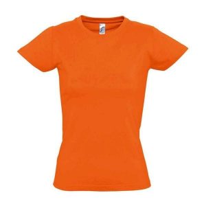 Koszulka Imperial Dla Kobiet. Brązowe bluzki SOL'S, l, bez wzorów, sportowe, bez kołnierzyka, bez ramiączek. Za 38,99 zł.