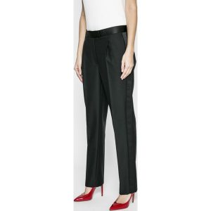 Tommy Hilfiger - Spodnie. Spodnie z wysokim stanem marki TOMMY HILFIGER. W wyprzedaży za 319,90 zł.