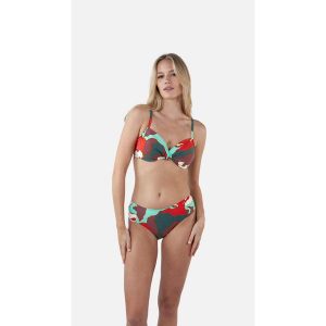 Średnie figi damskie do kostiumów kąpielowych Barts Bunbe. Czerwone bikini Barts, bez wzorów. Za 194,50 zł.