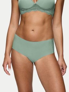 Triumph Figi klasyczne Smart Invisible 10222269 Zielony. Zielone figi Triumph, bez wzorów, z syntetyku. Za 39,99 zł.