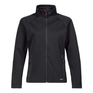 Damska kurtka wodoodporna Musto Essential Softshell. Czarne kurtki MUSTO, bez wzorów, z softshellu, bez kaptura. Za 509,99 zł.