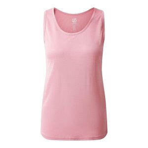 Vest Top Damski Z Nadrukiem Na Plecach Harmonic. Czerwone topy Dare 2b, bez wzorów, bez kołnierzyka, bez ramiączek. Za 75,99 zł.