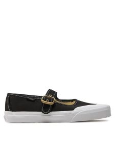Vans Trampki Mary Jane VN000CRR6BT1 Czarny. Czarne trampki Vans, bez wzorów, z materiału, bez zapięcia. Za 189,99 zł.
