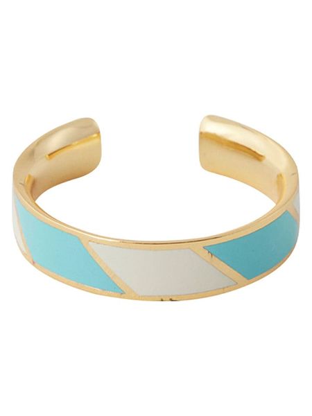 Design Letters Pozłacany pierścionek "Candy" rozmiar: onesize. Niebieskie pierścionki Design Letters, pozłacane. Za 69,99 zł.