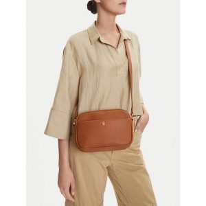 Torebka Beverly Hills Polo Club. Brązowe listonoszki Beverly Hills Polo Club, bez wzorów, bez dodatków. Za 179,99 zł.