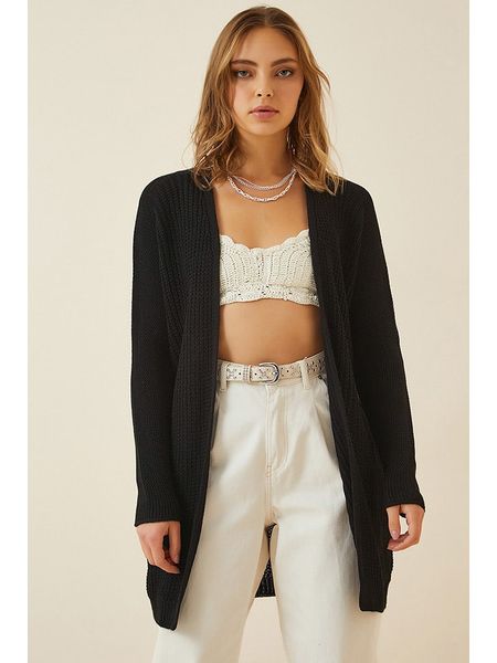 Happiness Istanbul Kardigan w kolorze czarnym rozmiar: onesize. Czarne kardigany Happiness Istanbul. Za 48,39 zł.