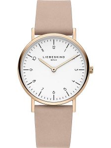Liebeskind Zegarek kwarcowy w kolorze różowozłoto-jasnoróżowo-białym rozmiar: onesize. Różowe, analogowe zegarki Liebeskind. Za 294,97 zł.
