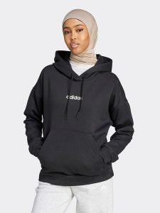 Adidas Bluza w kolorze czarnym rozmiar: L. Czarne bluzy ADIDAS, l, bez wzorów, z kapturem. Za 196,24 zł.