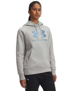 Under Armour Bluza polarowa w kolorze szarym rozmiar: L. Szare bluzy Under Armour, l, bez wzorów, z polaru, bez kaptura. Za 183,59 zł.