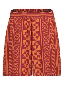 Sublevel Bermudy w kolorze pomarańczowo-jagodowym rozmiar: XL. Pomarańczowe szorty Sublevel, bez wzorów, z wiskozy. Za 60,99 zł.