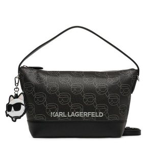 Torebka KARL LAGERFELD. Czerwone listonoszki KARL LAGERFELD, bez wzorów, bez dodatków. Za 449,99 zł.