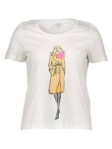 Vero Moda Koszulka w kolorze białym rozmiar: XS. Białe bluzki Vero Moda, xs, bez wzorów, z bawełny, bez kołnierzyka, bez ramiączek. Za 24,06 zł.