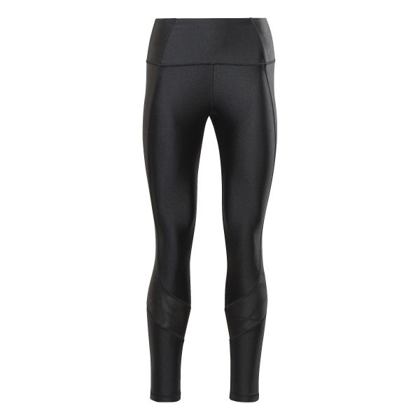 Damskie legginsy z wysokim stanem Reebok Shiny Yoga. Czarne legginsy Reebok, bez wzorów, z podwyższonym stanem. W wyprzedaży za 236,05 zł.