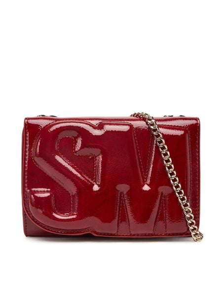 Steve Madden Torebka Bzoie SM13002239 Czerwony. Czerwone torebki klasyczne Steve Madden, bez wzorów, ze skóry, bez dodatków. Za 299,99 zł.