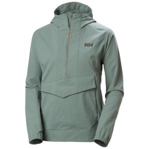 Kurtka przeciwdeszczowa damska Helly Hansen Vista Hike. Zielone kurtki Helly Hansen, bez wzorów, bez kaptura. Za 532,50 zł.