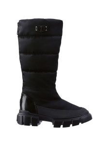 Högl Kozaki "Harvey" w kolorze czarnym rozmiar: 40. Czarne kozaki HÖGL, na zimę, bez wzorów, z wełny, bez obcasa, bez zapięcia. Za 583,95 zł.