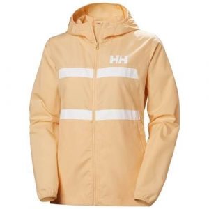 Kurtka trekkingowa damska Helly Hansen Salt Stripe. Żółte kurtki Helly Hansen, bez wzorów, z syntetyku, z kapturem. Za 556,00 zł.
