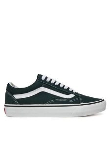 Vans Skórzane sneakersy "Old Skool" w kolorze zielonym rozmiar: 38. Zielone trampki Vans, bez wzorów, bez zapięcia. Za 154,07 zł.