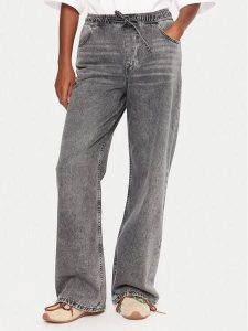 Roxy Jeansy Stunning ERJDP03318 Szary Relaxed Fit. Szare jeansy Roxy, bez wzorów, z bawełny. Za 259,99 zł.