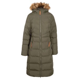Trespass Audrey - Female Casual Jacket Dark Vine. Zielone kurtki Trespass, bez wzorów, z puchu, bez kaptura. Za 408,70 zł.