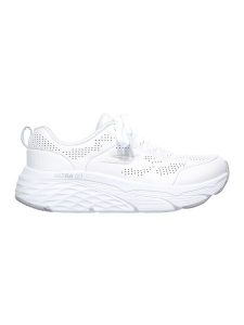 Skechers Skórzane sneakersy "Max Cushioning Elite Step Up" w kolorze białym rozmiar: 40. Białe trampki Skechers, bez wzorów, bez zapięcia. Za 233,63 zł.