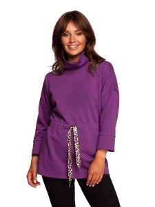 Be Wear Bluza w kolorze fioletowym rozmiar: S. Różowe bluzy Be Wear, s, bez wzorów, bez kaptura. Za 74,46 zł.