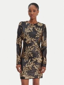 Marciano Guess Sukienka koktajlowa 6RGK01 6358A Czarny Slim Fit. Czarne sukienki Marciano Guess, z aplikacjami, z syntetyku, wizytowe, bez kołnierzyka, bez ramiączek. Za 645,00 zł.