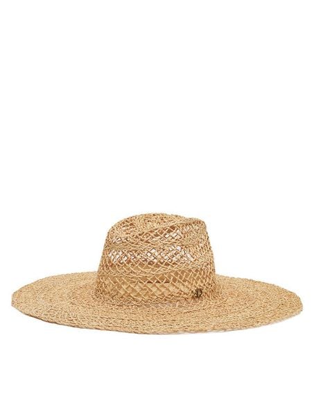 TWINSET Kapelusz 251TO5501 Brązowy. Brązowe kapelusze Twinset, bez wzorów. Za 299,99 zł.