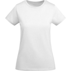 Damska Koszulka Z Krótkim Rękawem Breda. Białe bluzki ROLY, xl, bez wzorów, sportowe, bez kołnierzyka, bez ramiączek. Za 36,99 zł.