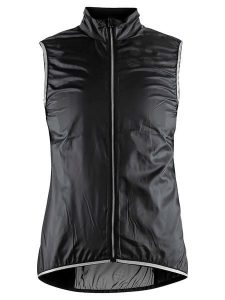 Craft Kamizelka funkcyjna "Lithe" w kolorze czarnym rozmiar: S. Czarne kamizelki Craft, s, bez wzorów, z materiału, bez kołnierzyka, bez ramiączek, bez kaptura. Za 96,37 zł.