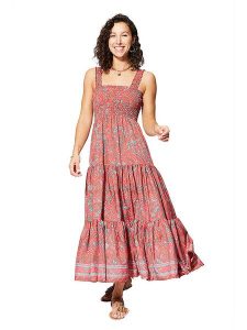 Ipanima Sukienka w kolorze koralowym rozmiar: 38/40. Czerwone sukienki Ipanima, na co dzień, bez wzorów, bez kołnierzyka, bez ramiączek, maxi, proste. Za 78,99 zł.