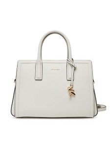 MICHAEL Michael Kors Torebka Laila 30R5G9IS6L Biały. Białe kuferki MICHAEL Michael Kors, bez wzorów, ze skóry, bez dodatków. Za 799,99 zł.